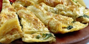 Omelette aux Épinards