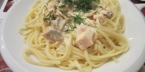 Photo de la Recette: Saumon avec Pâtes aux Fines Herbes