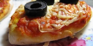 Photo de la Recette: PIZZA EN FORME DE COEUR POUR LA SAINT VALENTIN