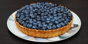 Photo de la Recette: Tarte aux Myrtilles sans Crème, au Naturel