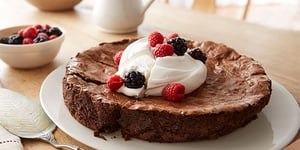 Photo de la Recette: Tarte De Brownie Aux Baies