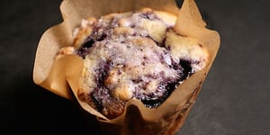 Photo de la Recette: PETITS MUFFINS AUX MYRTILLES
