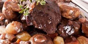 Photo de la Recette: Boeuf Bourguignon Sans Vin