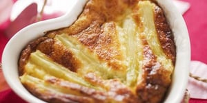 Photo de la Recette: Flan D'asperge et Parmesan en Cœur