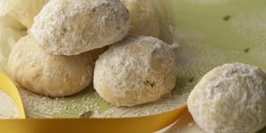 Photo de la Recette: Kourabiedes (grecque de Noël Biscuits au beurre)