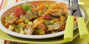 Noix de Veau aux Petits Légumes