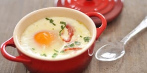Photo de la Recette: Oeufs Cocotte à la Portugaise Rapide