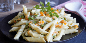 One Pot Pasta Carottes, Petits pois, Poireau Bio