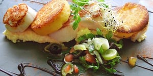 Photo de la Recette: Noix de Saint-Jacques aux Petits Légumes
