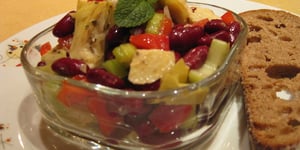 Photo de la Recette: Salade de Fèves Rouges Simple et Rapide