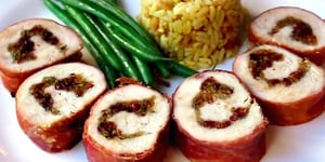 Photo de la Recette: Des Rouleaux de Poulet et De Jambon pour La St-Valentin