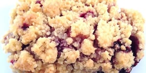 Photo de la Recette: Crumble Pommes Fruits Rouges