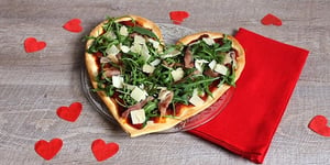 Repas de Saint-Valentin en 30min Pizza D'amour