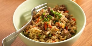 Photo de la Recette: Risotto au Boeuf Haché