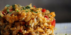 Risotto aux Poivrons Rôtis