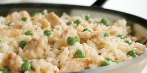 Photo de la Recette: Risotto Carbonara au Poulet