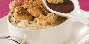 Risotto de Crevettes et Saint Jacques Sauce Chocolat (St-Valentin)