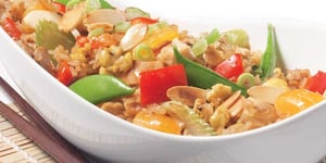 Photo de la Recette: Riz au Poulet et aux Légumes de la Récolte