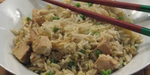 Photo de la Recette: Riz Cantonnais Végétarien « façon Megh »