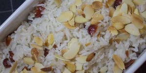 Photo de la Recette: Riz Long Grain aux Canneberges et aux Amandes