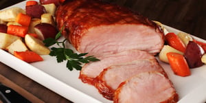 Photo de la Recette: Rôti de Porc de Style Brasserie avec Légumes