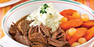 Photo de la Recette: Rôti de Boeuf à la Bière à la Mijoteuse