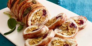 Roti de Dinde Enrobé de Bacon