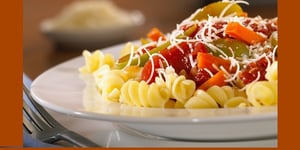 Photo de la Recette: Rotini Végétarien et Sauce