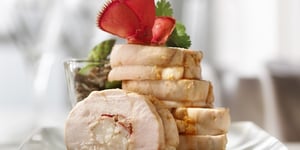 Photo de la Recette: ROULADE DE POULET FARCIE AU HOMARD