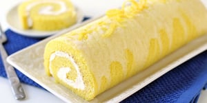 Photo de la Recette: Roulé au Citron et à la Crème