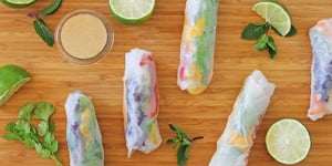 Photo de la Recette: Rouleaux de printemps à la Thaï Sans Gluten