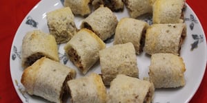 Photo de la Recette: Roulés au Bacon et aux Champignons