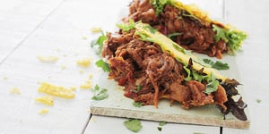 Photo de la Recette: ROULÉS AU BOEUF EFFILOCHÉ BBQ