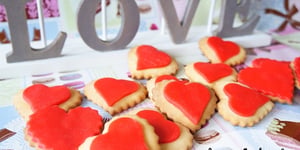 Sablés Saint-Valentin