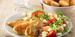 Photo de la Recette: Salade au Poulet et aux Fruits