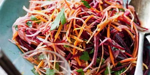 Salade de Betteraves, Carottes et Pommes