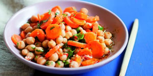 Salade de Carottes aux Pois Chiches