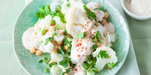 Photo de la Recette: Salade de Chou-Fleur Crémeuse aux Pois Chiches