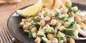 Photo de la Recette: Salade de Concombre et de Pois Chiches