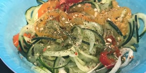 Photo de la Recette: Salade de Concombre en Spirale