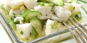 Photo de la Recette: Salade de Concombres au Chèvre