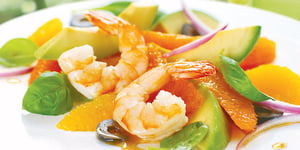 Photo de la Recette: Salade de Crevettes et D’agrumes