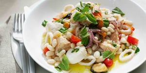 Photo de la Recette: Salade de Fruits de Mer Tièdes à *L’amalfitaine