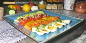 Salade de Légumes et de Légumineuses Santé