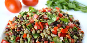 Photo de la Recette: Salade De Lentilles Rafraîchissante