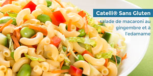 Photo de la Recette: Salade de Macaroni au Gingembre et à L’edamame