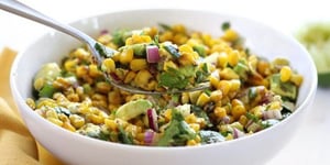 Salade de Maïs et D’avocat
