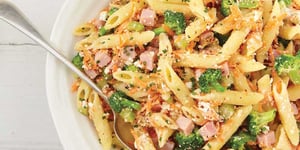 Photo de la Recette: Salade de Pâtes à la Ricotta et au Jambon