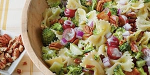 Salade de Pâtes, Brocolis et Bacon