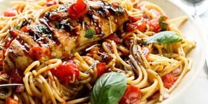 Salade de Pâtes Bruschetta au Poulet